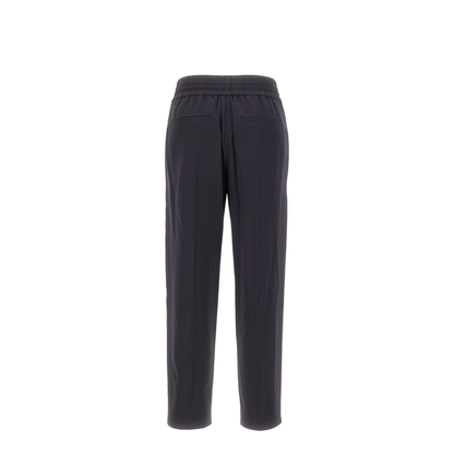 Midnight Blue Viscose Blend Pant