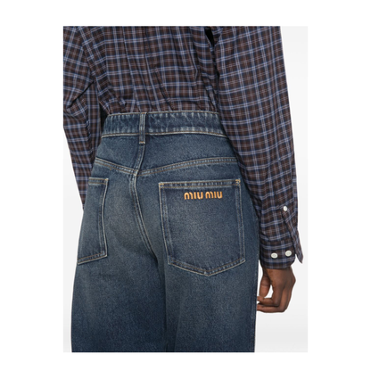 MAYFEYR - Miu Miu - Jeans Navy - GWP5746019F0008