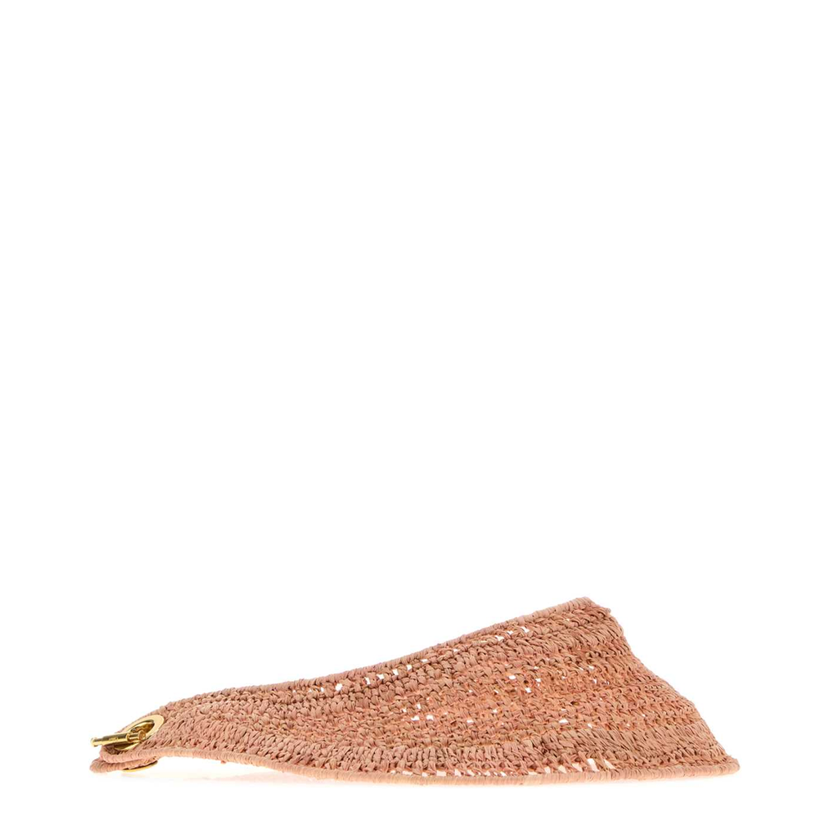 MAYFEYR - Chloè - Chlo Summer Banana Pink Raffia Visor - CH26AHV01NRF24M