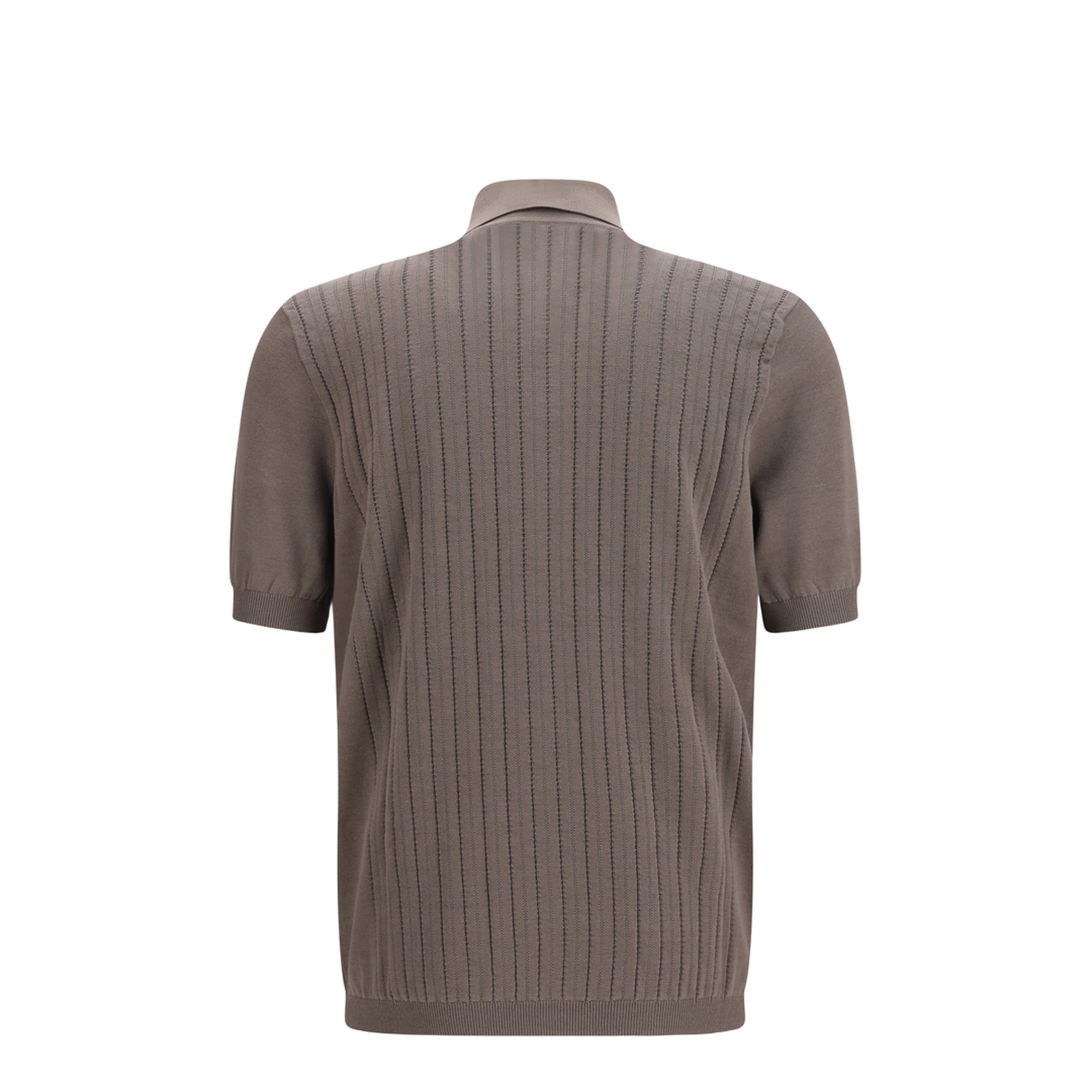 MAYFEYR - Brunello Cucinelli - Cotton Ribbed Knit Shirt - M29204006