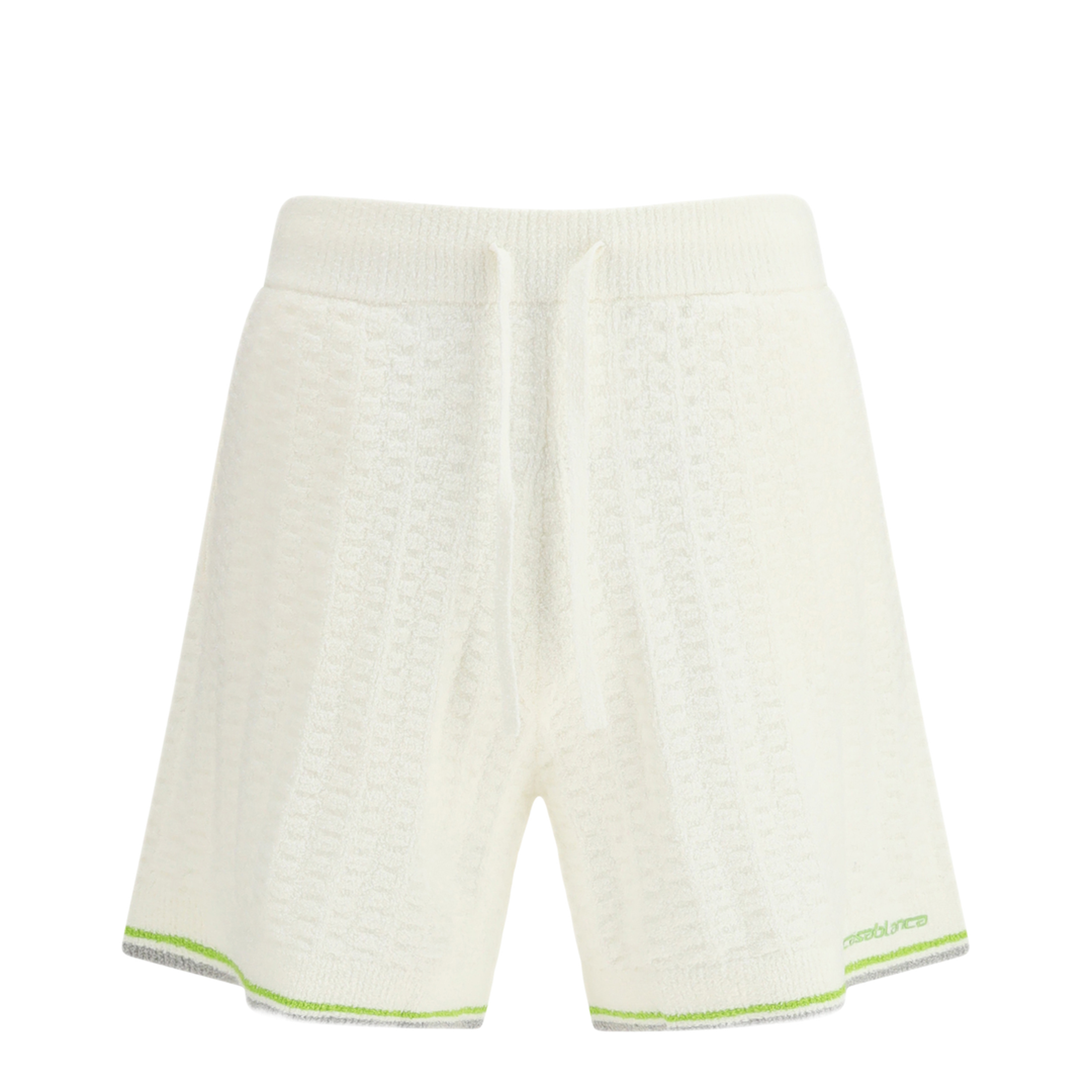 MAYFEYR - Casablanca - Tennis Boucle Shorts - MSP26KW121601WHITE