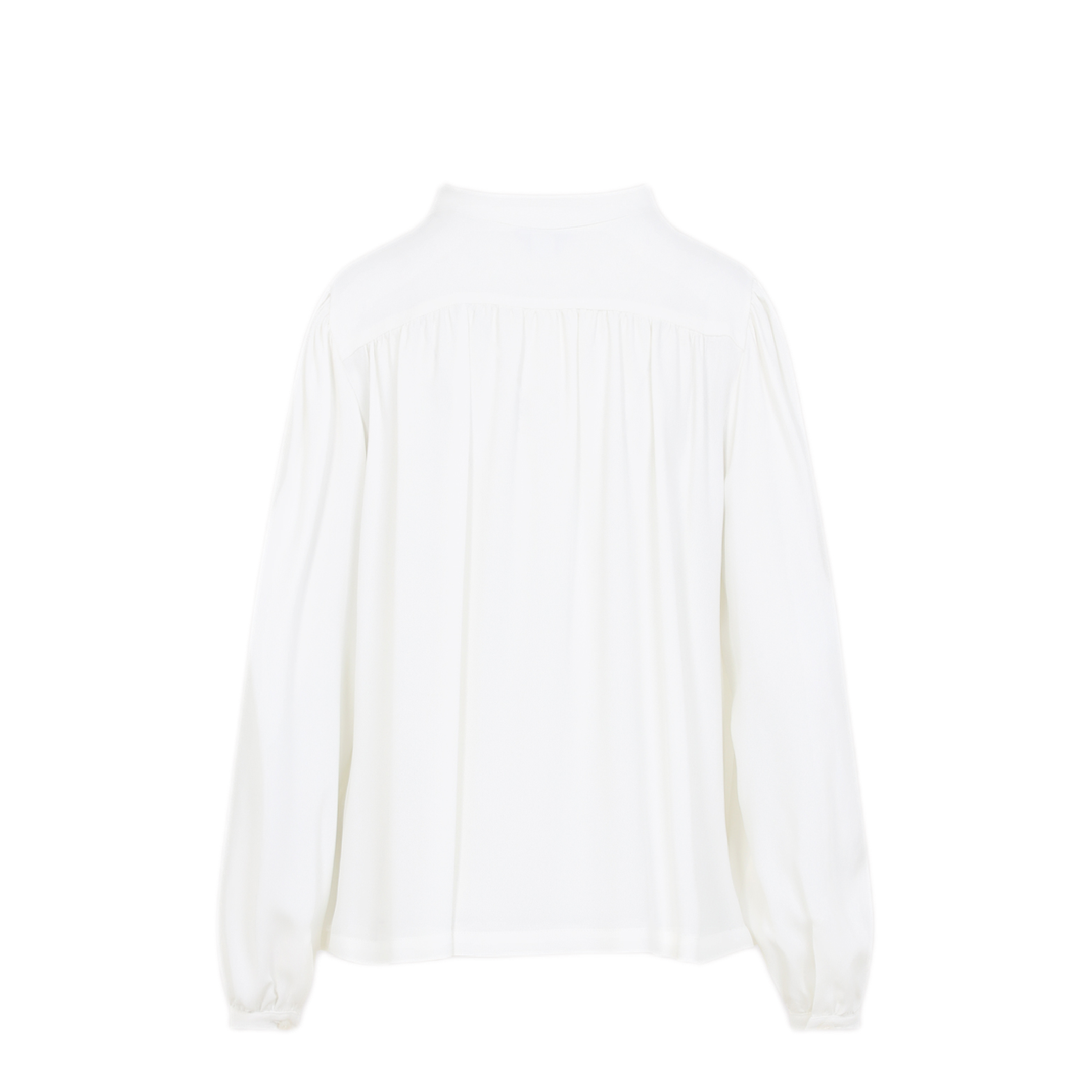 MAYFEYR - GIAMBATTISTA VALLI - White Silk Blouse - 25SSSVCA112718GDM1101