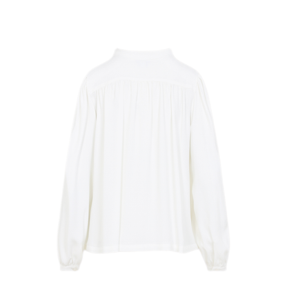 MAYFEYR - GIAMBATTISTA VALLI - White Silk Blouse - 25SSSVCA112718GDM1101