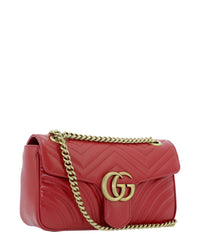 GG Marmont Shoulder Bag, Gold Hardware