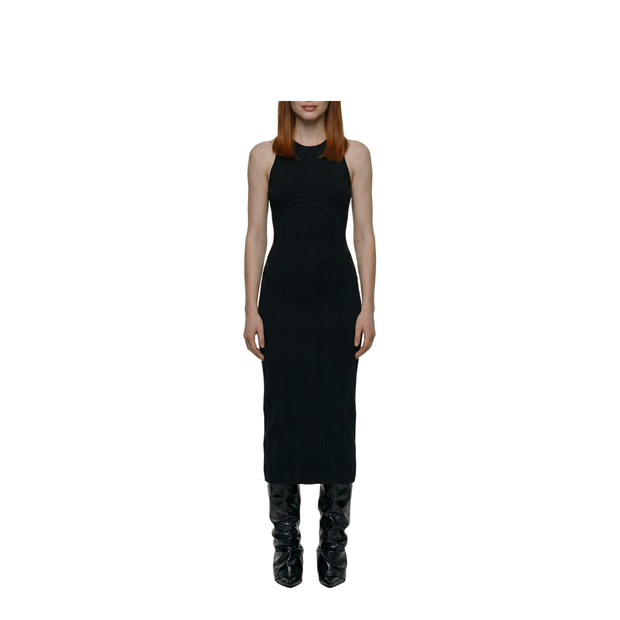 MAYFEYR - The Attico - Sculptural Midi Dress - 261WCW00325001AA100