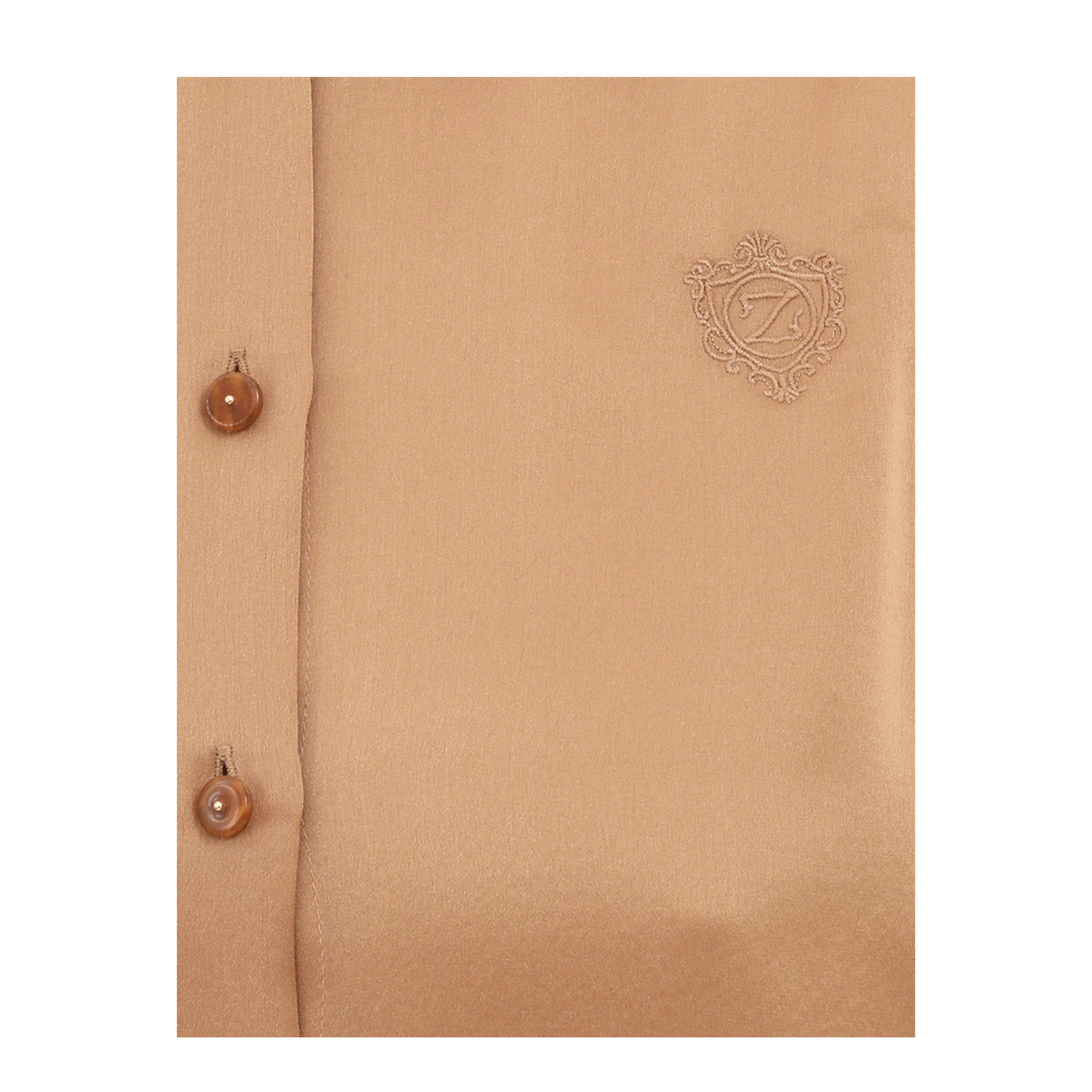 Snake Print Silk Shirt