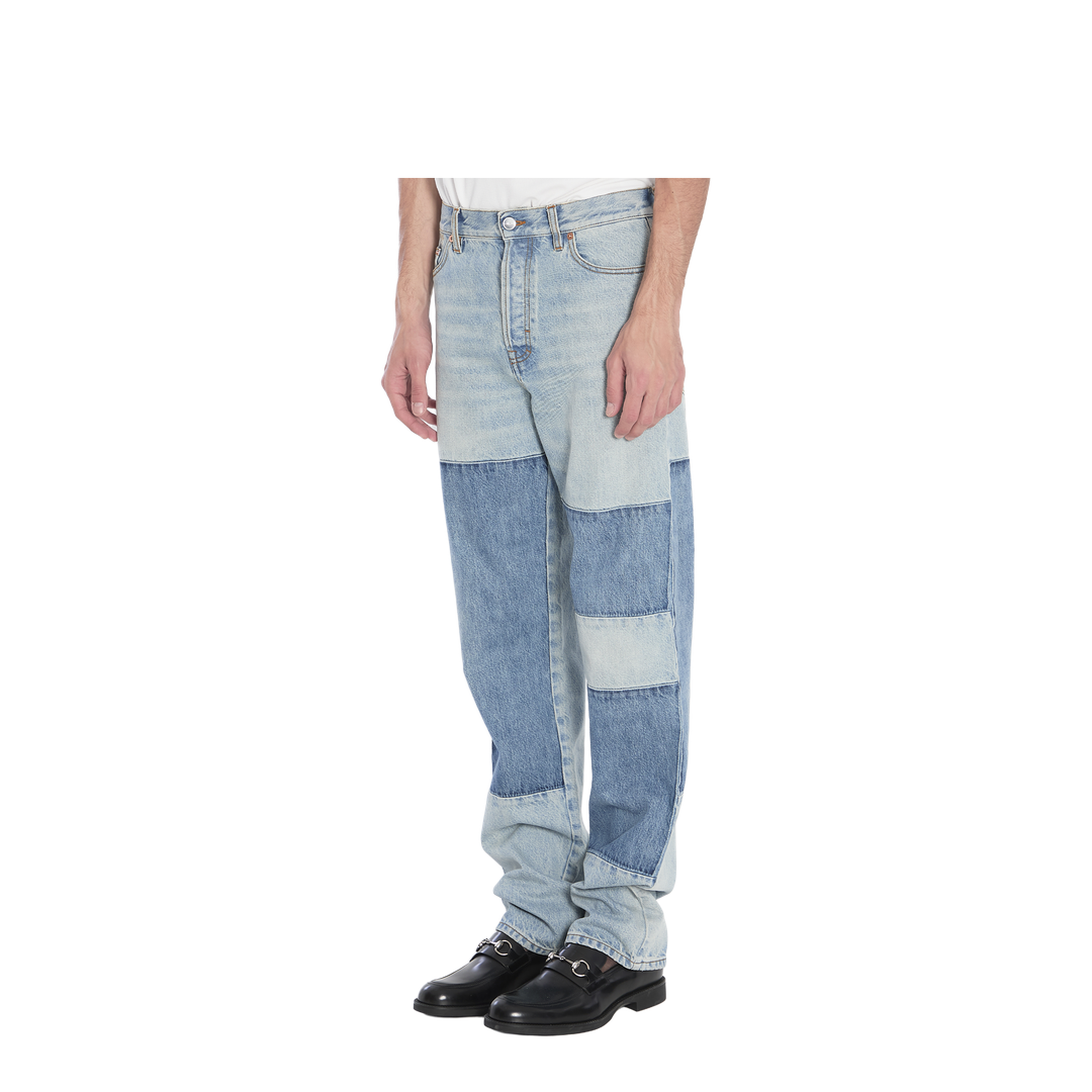 Patchwork Denim Jeans