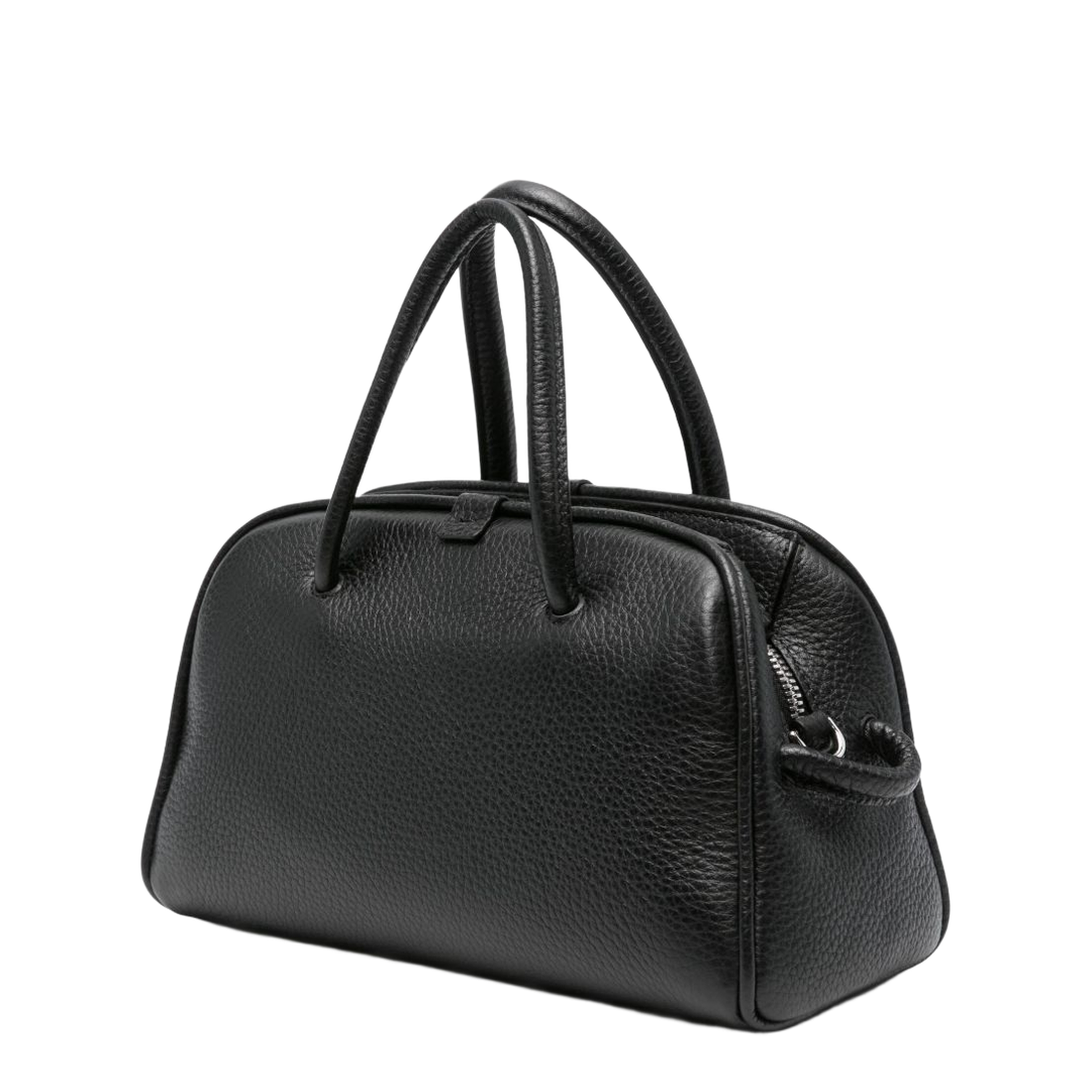Le Petit Turismo Grained Calfskin Bowling Bag - Black