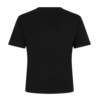 Boxy-fit Cotton T-shirt - Black