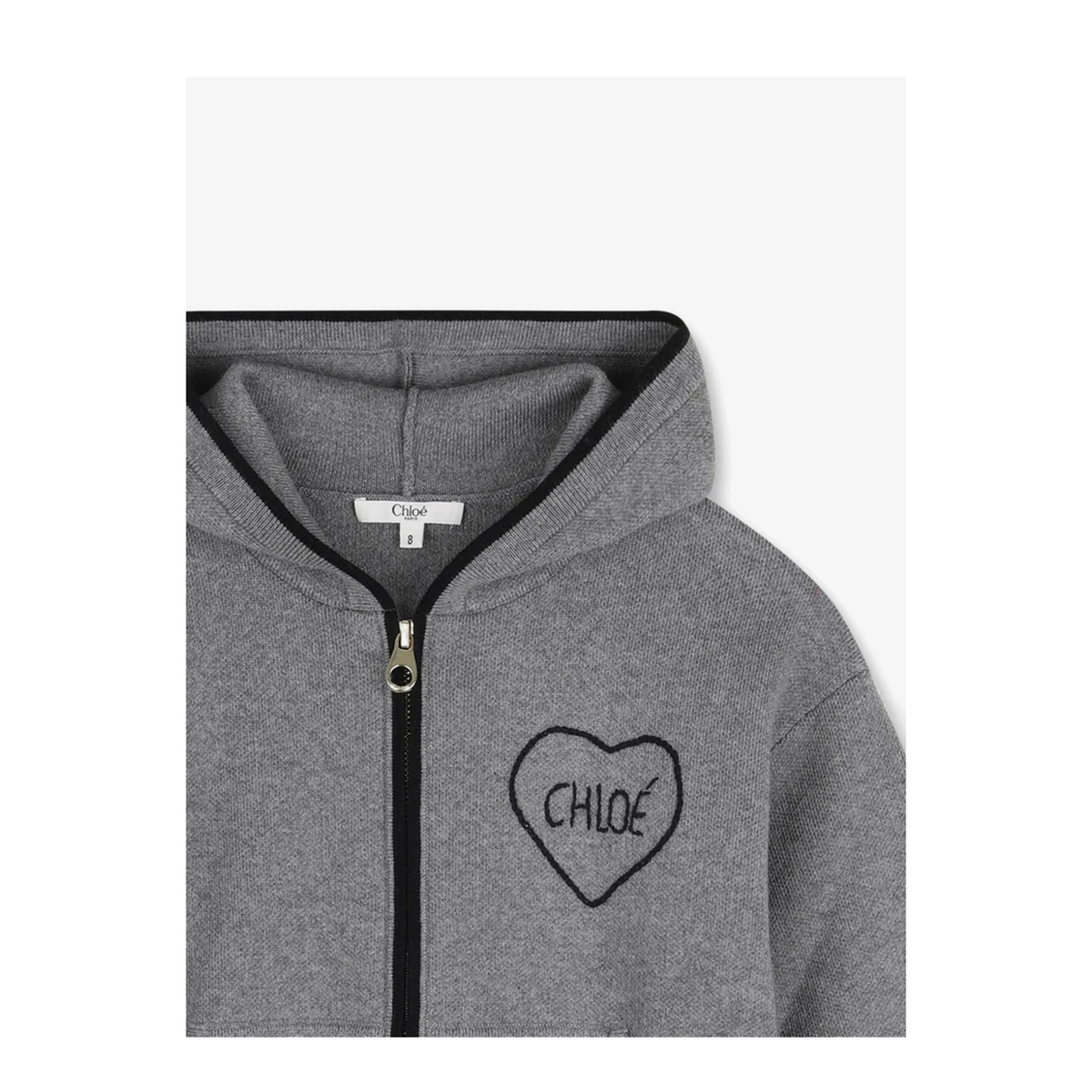 Knitted Hoodie With Kangaroo Pockets