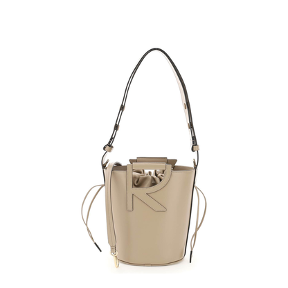 Gray Medium Bucket Tote Bag