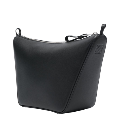 Hammock Mini Leather Shoulder Bag - Black