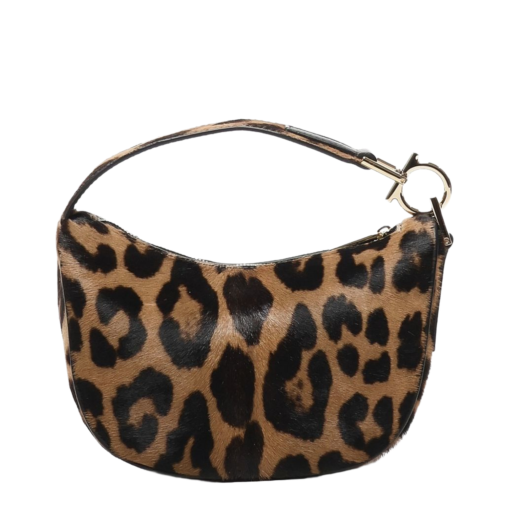 Silk & Nylon Smile Leather Handbag