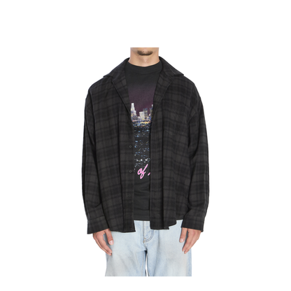 Layered Shirt in Black