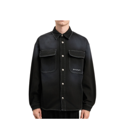 MAYFEYR - Palm Angels - Classic Logo Loose Dnm Shirt - PMYD024S26DEN0011003