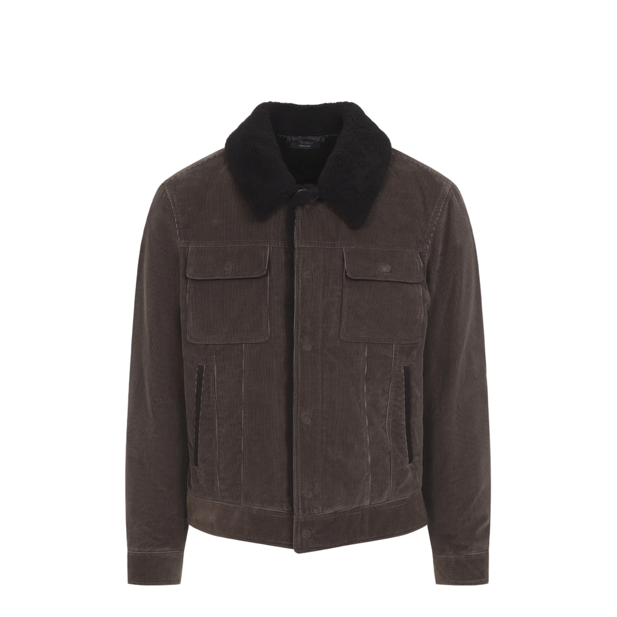 MAYFEYR - Tom Ford - 900 Wale Cord Sherling Collar Trucker - OBS083FMC330