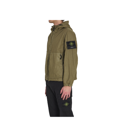 Organic-Look Nylon Panama Jacket