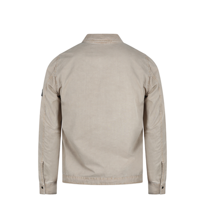 Brushed Organic Cotton Canvas Overshirt