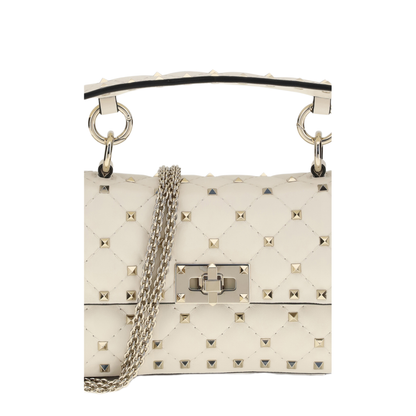 MAYFEYR - Valentino - Rockstud Spike Mini Top Handle Bag In Nappa - 9W2B0123NAPI16