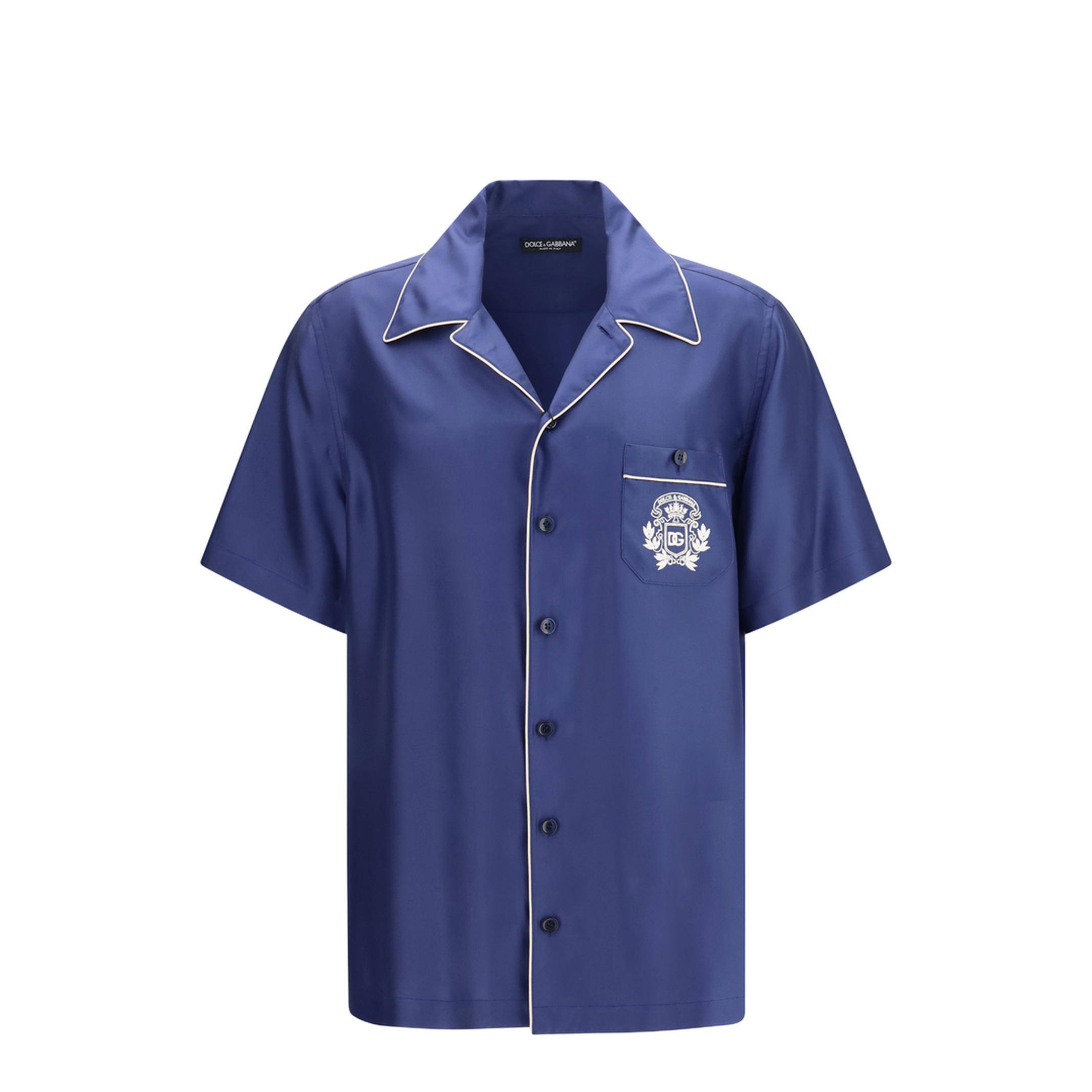 MAYFEYR - Dolce & Gabbana - Hawaii Piping-Embroidered Shirt - G5KS3ZGK254