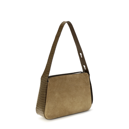 MAYFEYR - Tory Burch - Romy Suede Shoulder Bag - 185816250