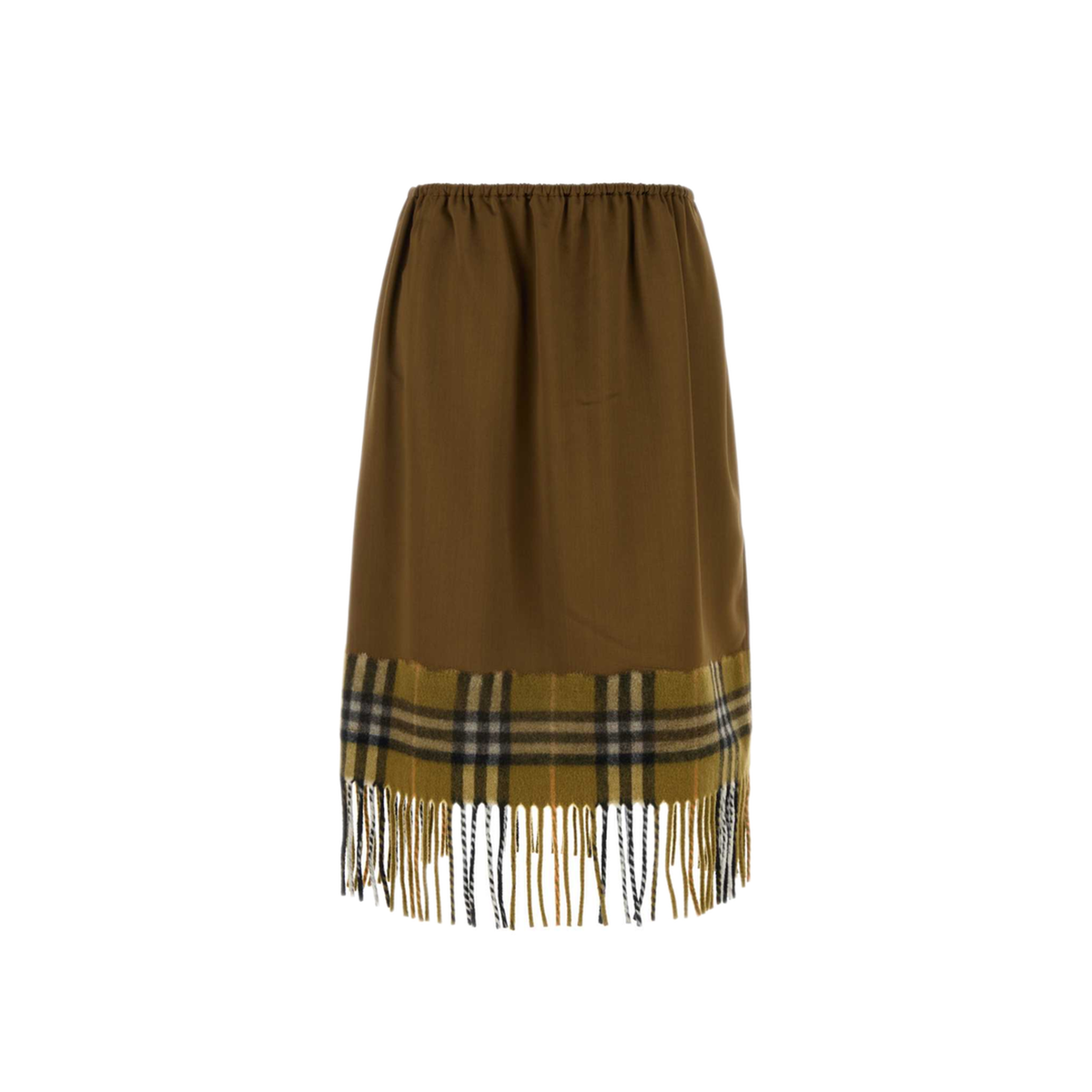 MAYFEYR - Burberry - Biscuit Satin Skirt - 8098591C1428