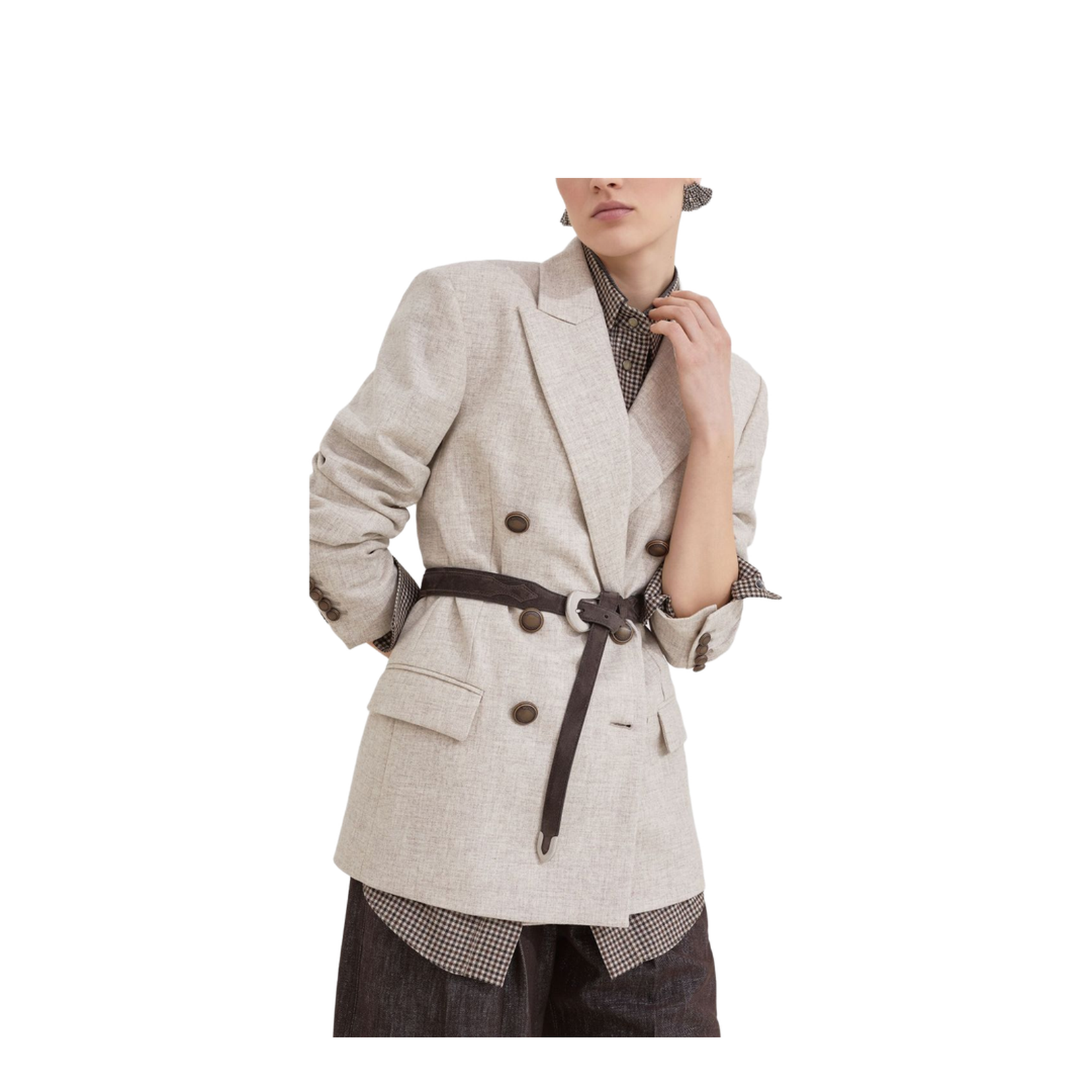 Wool Double-Breasted Jacket