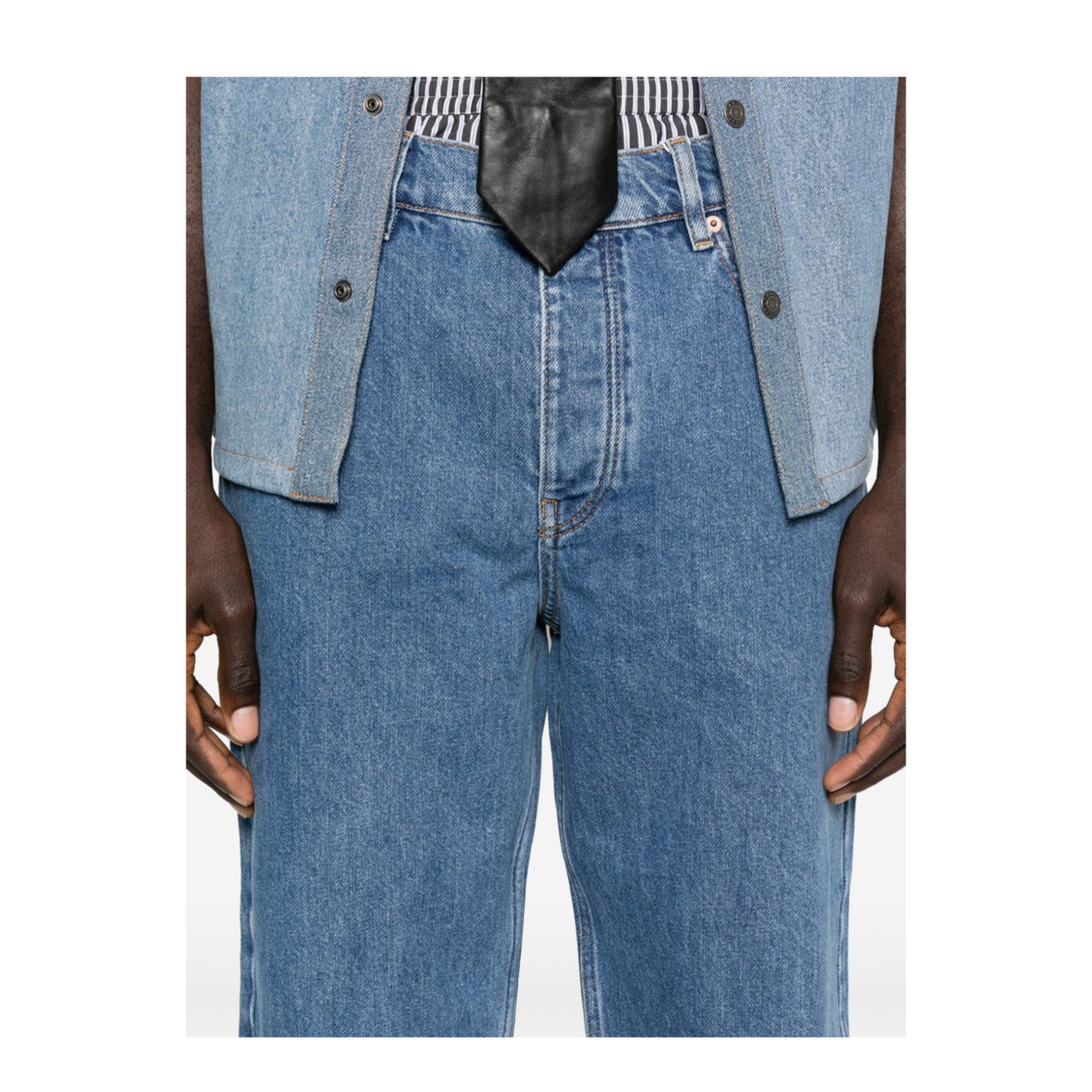 MAYFEYR - Marine Serre - Jeans Clear Blue - MPA066CCDEN0002BL05