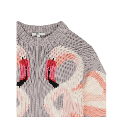 MAYFEYR - Chloè - Flamingo Intarsia Dress - C2124720B