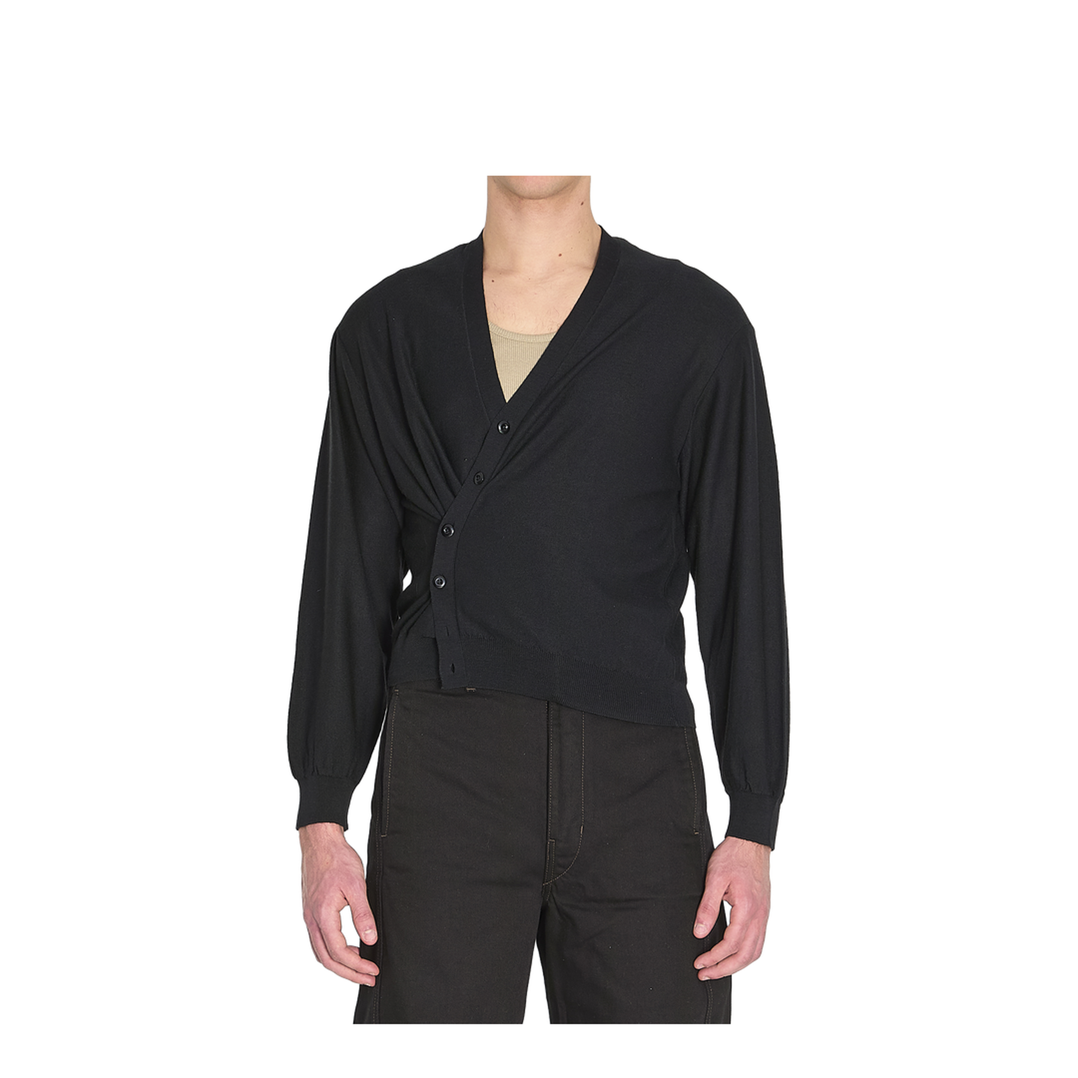 Relaxed Twisted Cardigan