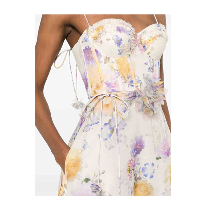 MAYFEYR - Zimmermann - Midi Dress With Flower Print - 7568DS261CRDA