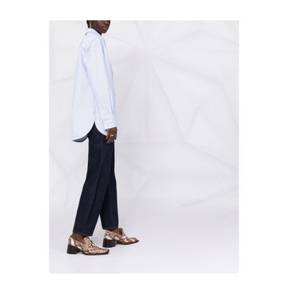 MAYFEYR - Golden Goose - Boyfriend Shirt Striped Oxford Cotton - GWP00820P00054880197