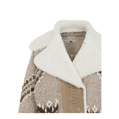 MAYFEYR - Ermanno Scervino - Melange Beige Cardi Coat - D495D307RSHQUBM4901