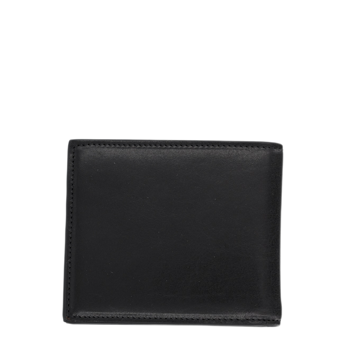 Tempesta Calfskin Bi-Fold Wallet With Logo Plaque