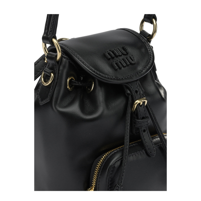 MAYFEYR - Miu Miu - Mini Leather Backpack - 5BZ0452CRWF0002VOOM