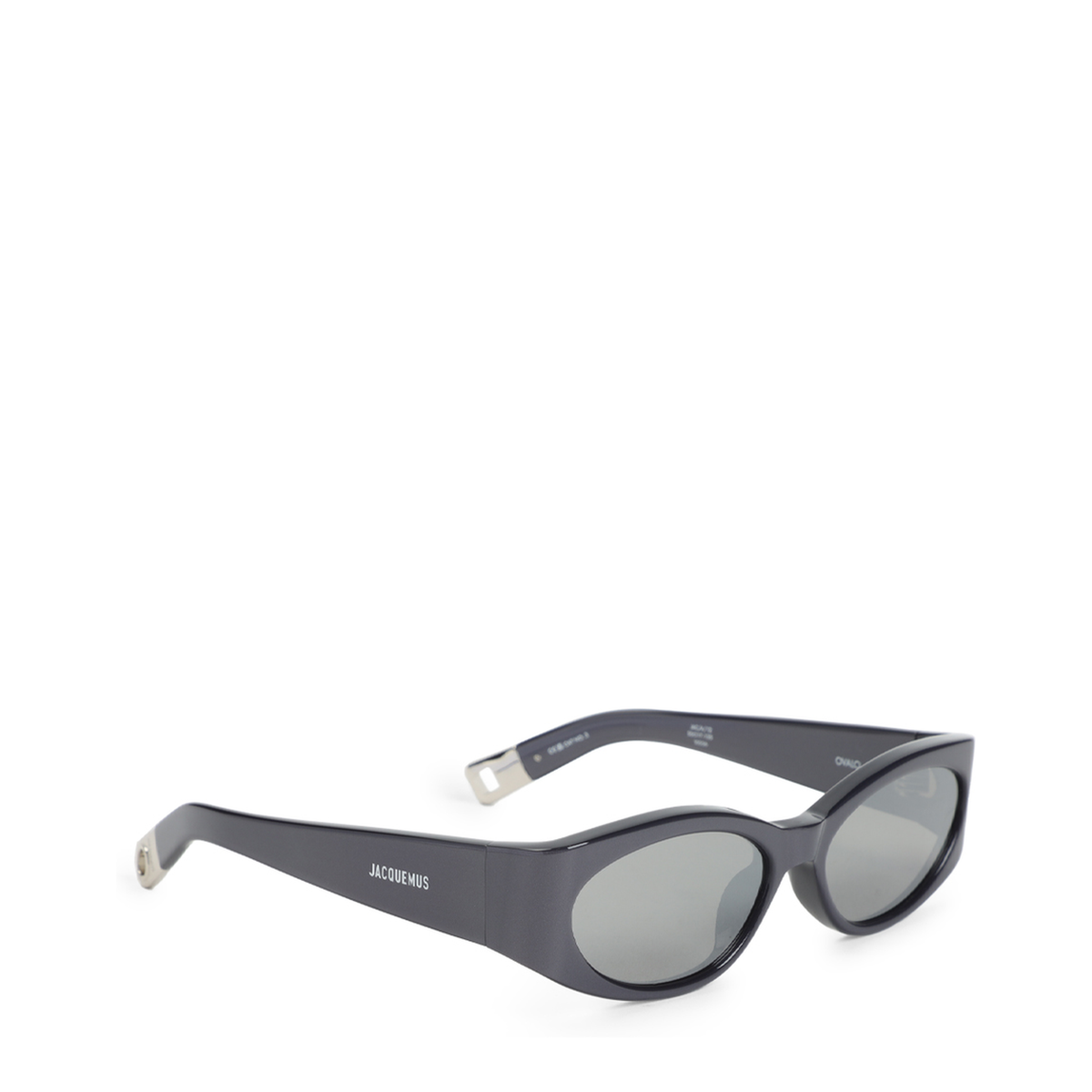 MAYFEYR - JACQUEMUS EYEWEAR - Ovalo Silver Acetate Sunglasses - JAC4C12SUNMETALLIC