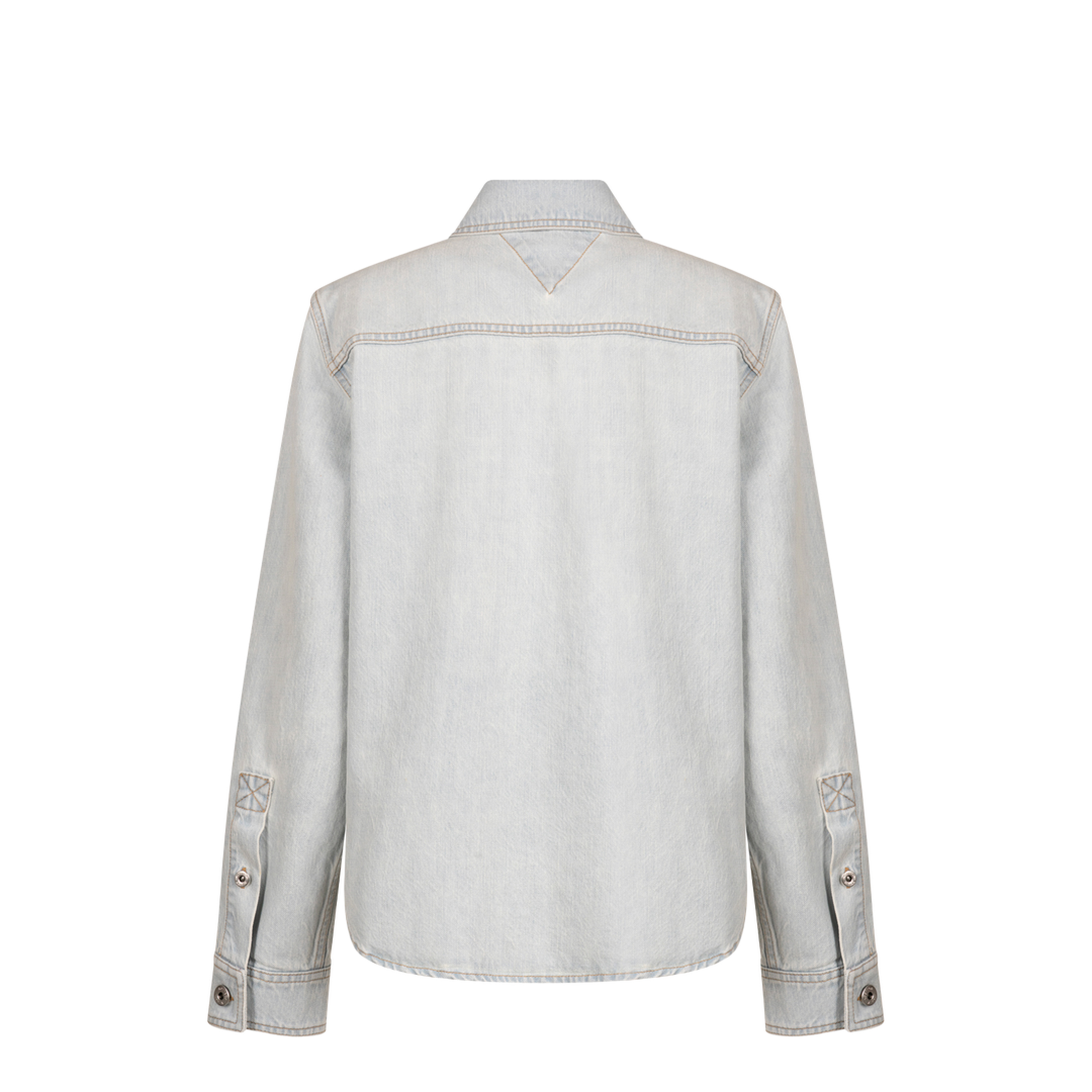 MAYFEYR - Bottega Veneta - Extra Bleached Dirty Denim Shirt - 813498V4ZR0