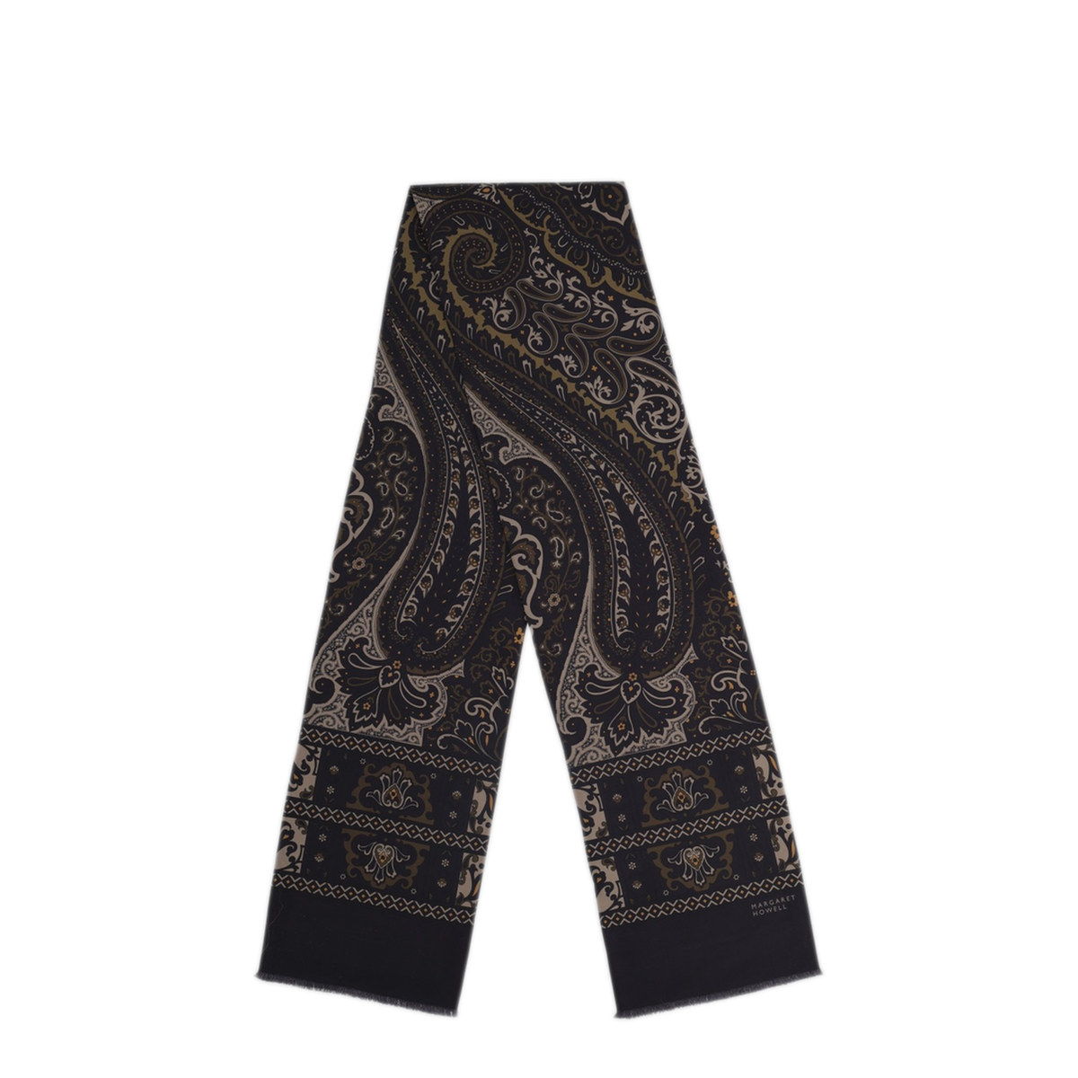 MAYFEYR - MARGARET HOWELL - 100 Silk Blue Scarf - UNAC0595A26KZUIDR