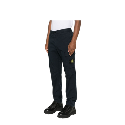 Cargo Trousers in Stretch Supima Cotton Twill