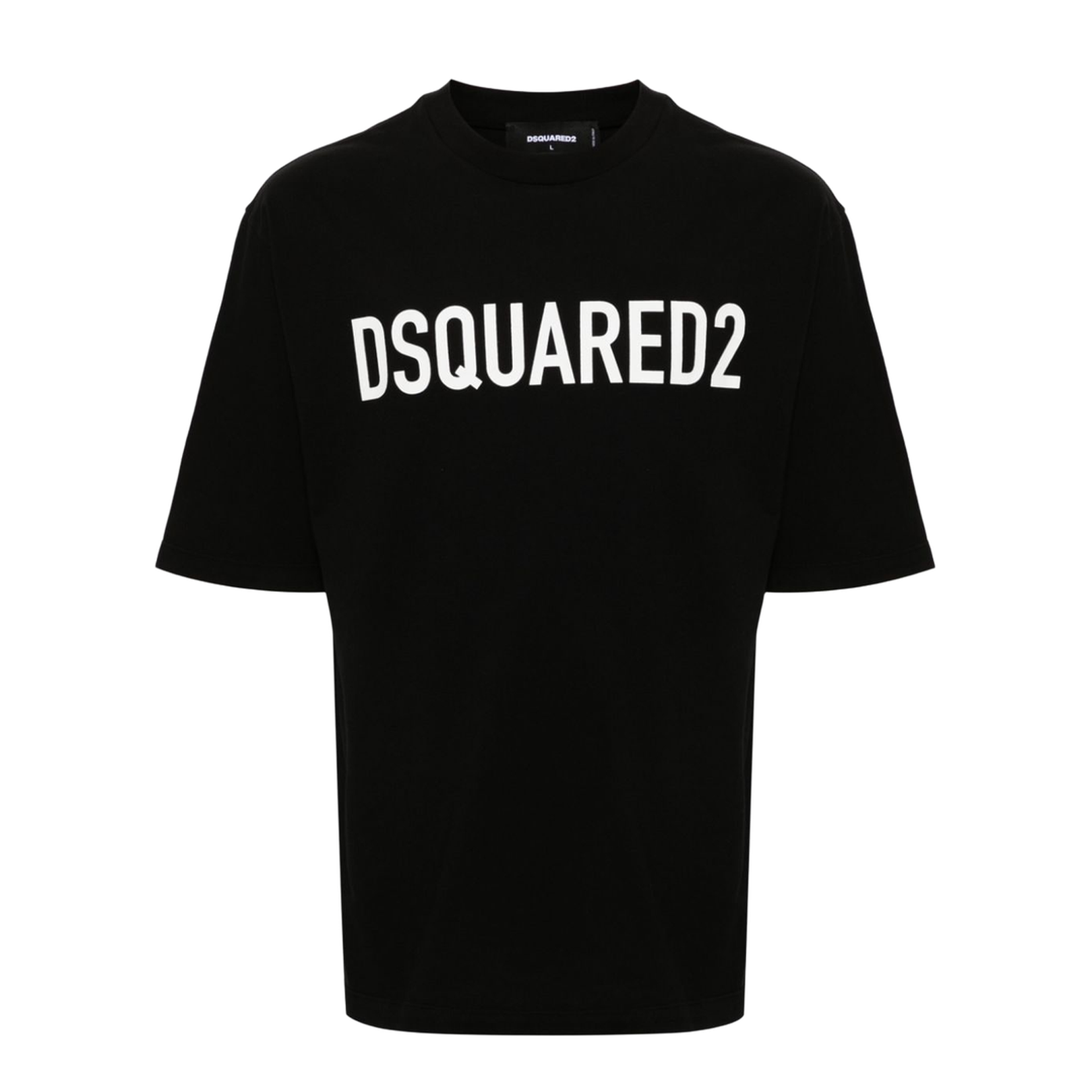 Logo Print T-Shirt - Black