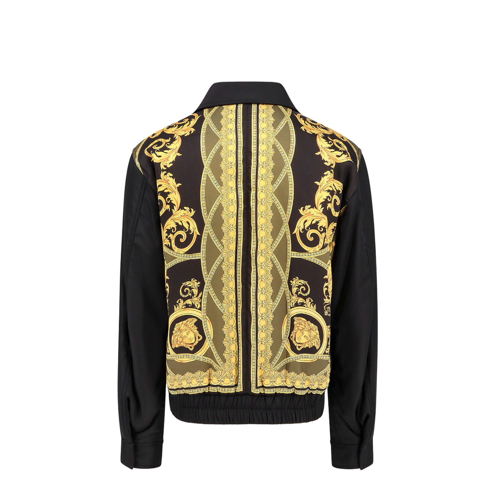 Bomber Jacket In Black Polyamide