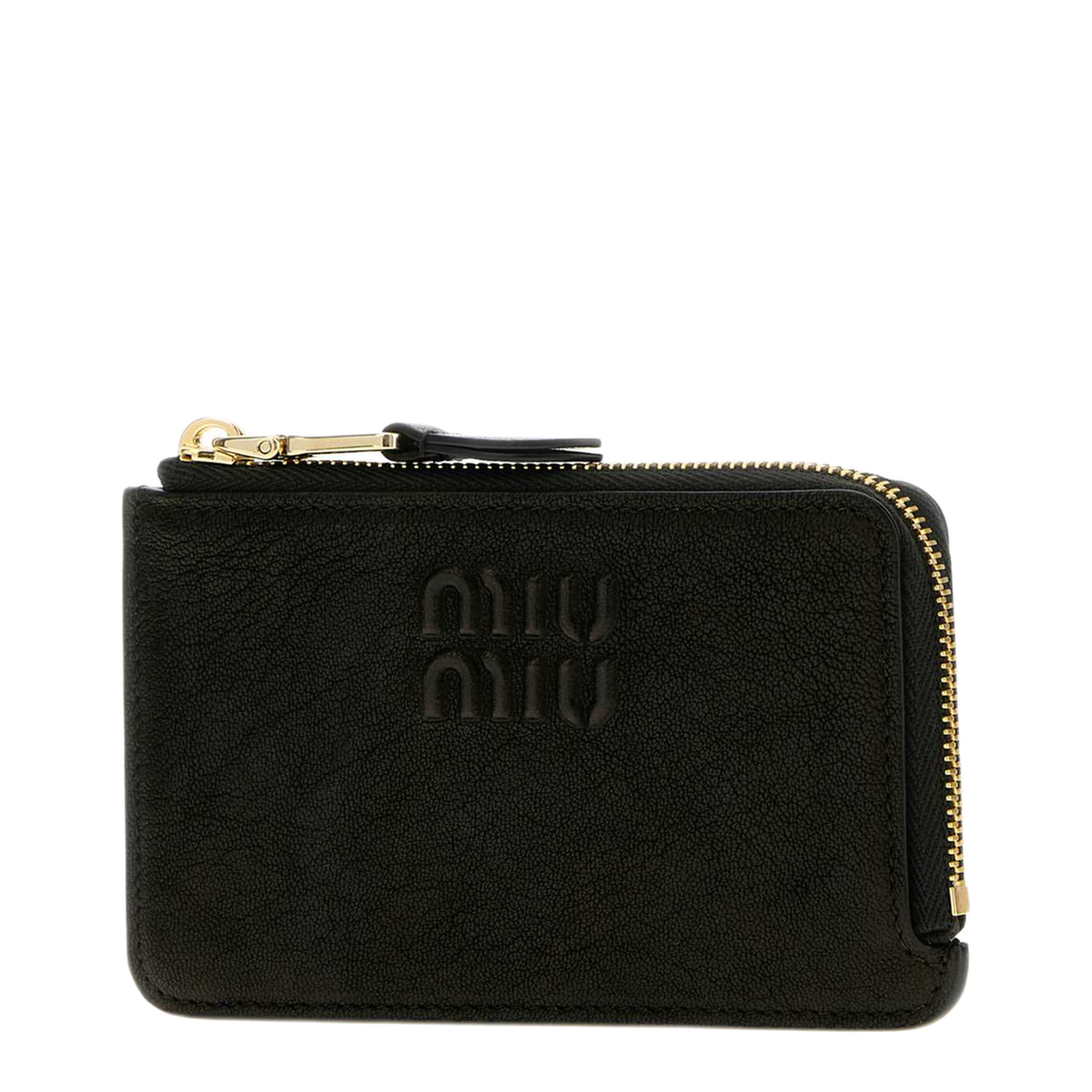 MAYFEYR - Miu Miu - Black Leather Card Holder - 5MB066AEFXF0002