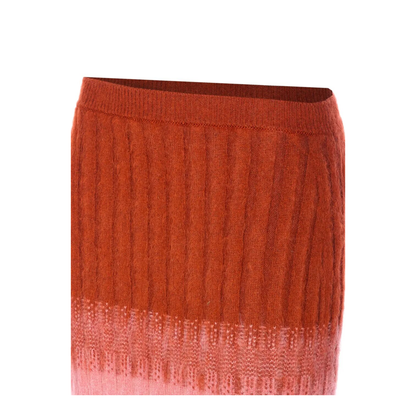 MAYFEYR - Fendi - Gradient Mohair And Wool High-Waisted Midi Skirt - FZQ994AYLT