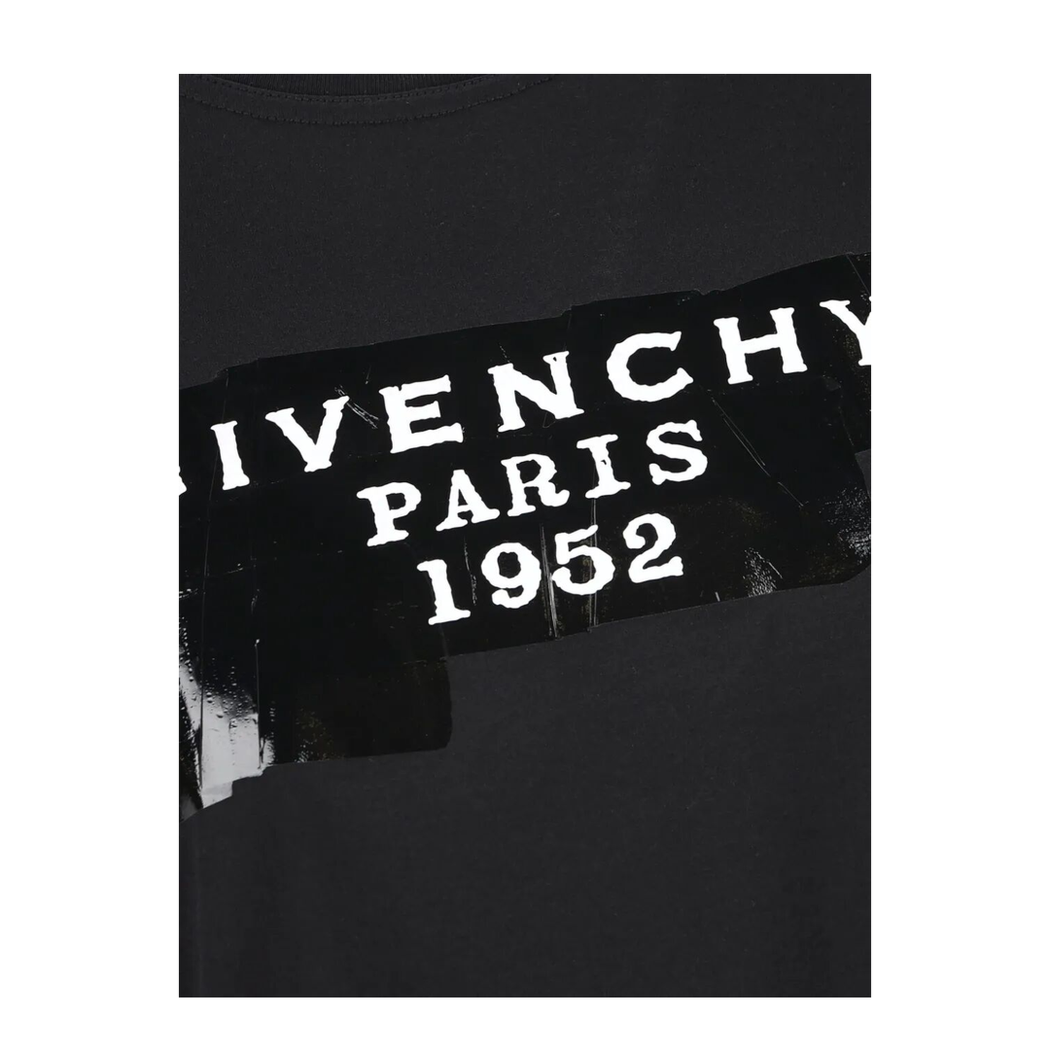 MAYFEYR - Givenchy - Cotton T-Shirt With Tape Print - BW70FJP78U