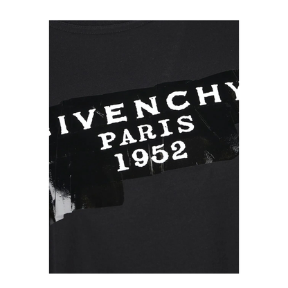 MAYFEYR - Givenchy - Cotton T-Shirt With Tape Print - BW70FJP78U