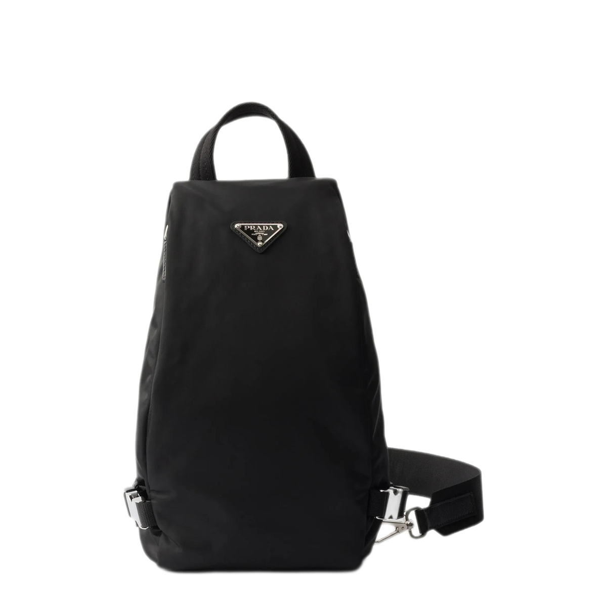 Triangle Logo Re-Nylon Backpack - Nero