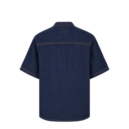 MAYFEYR - VERSACE JEANS COUTURE - Denim Shirt With Logo - 80GAL21ADW127L54914