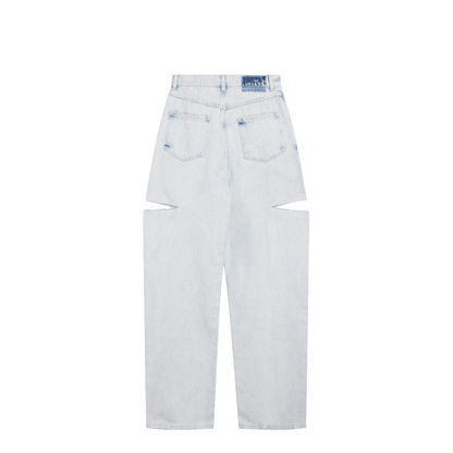 MAYFEYR - Maison Margiela - Blue Faded Cotton Jeans With Cut-Out Details - S51LA0185M30045961