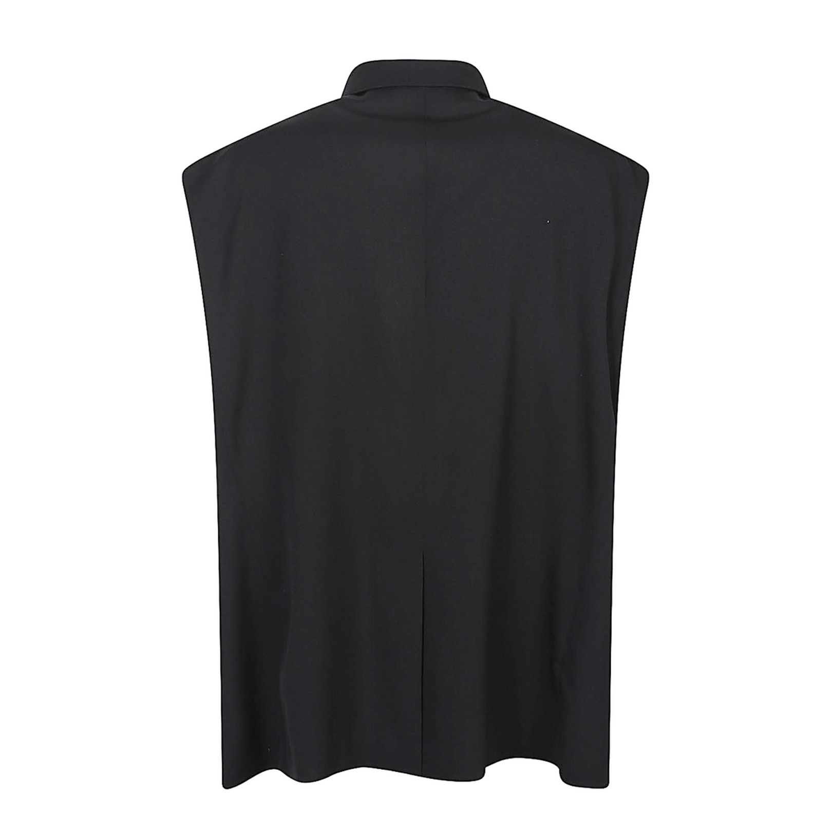 Sleeveless V-Neck Blazer Vest