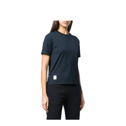 MAYFEYR - Thom Browne - Relaxed Fit Ss Tee With Side Slits In Lightweight Jersey - FJS036A05398415